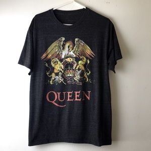 Queen phoenix symbol logo dark gray t-shirt Sz L